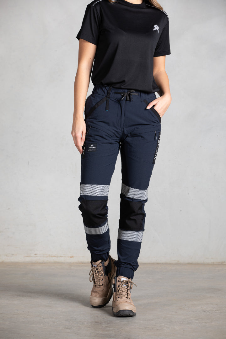 Anthem - Womens Triumph Pant with Tape (Navy)