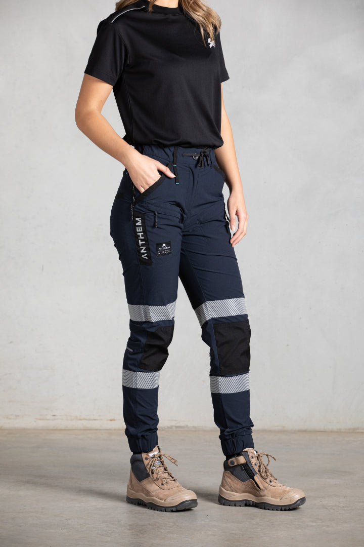 Anthem - Womens Triumph Pant with Tape (Navy)