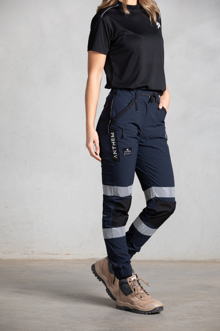 Anthem - Womens Triumph Pant with Tape (Navy)