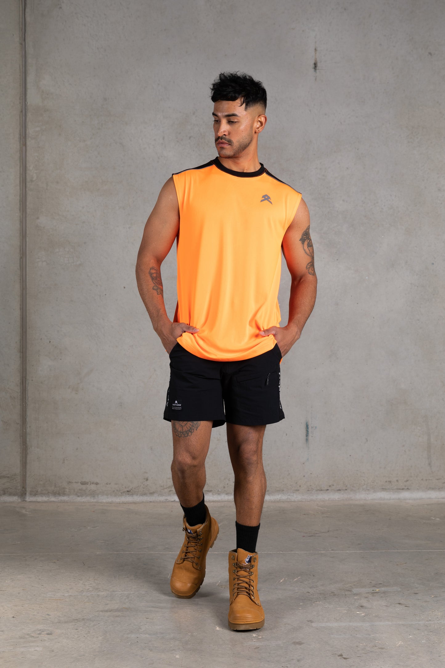 Anthem - Performance Tank (Hi Vis Orange)