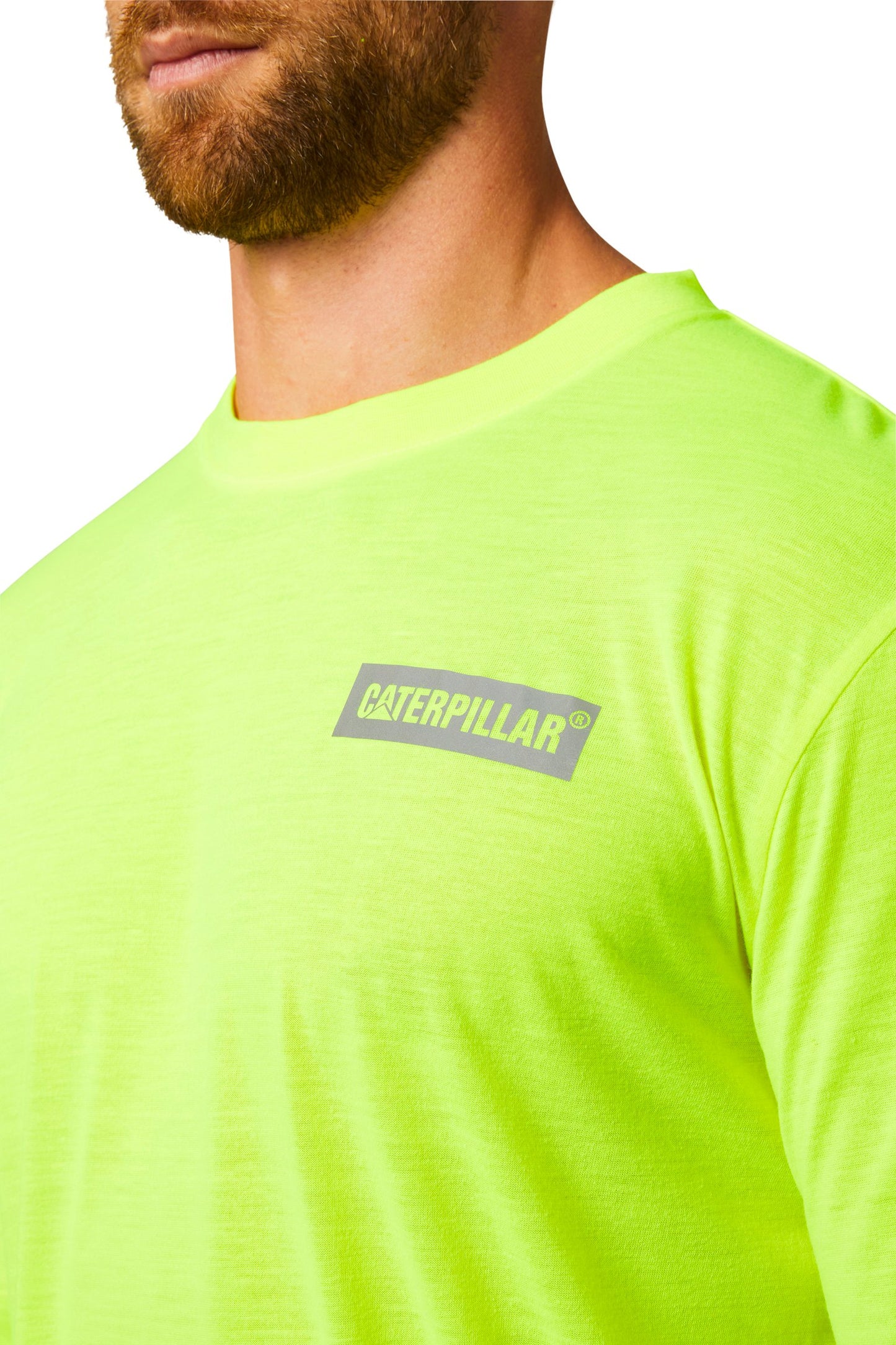 CAT - Triton Hi Vis Long Sleeve Tee (Hi Vis Yellow)