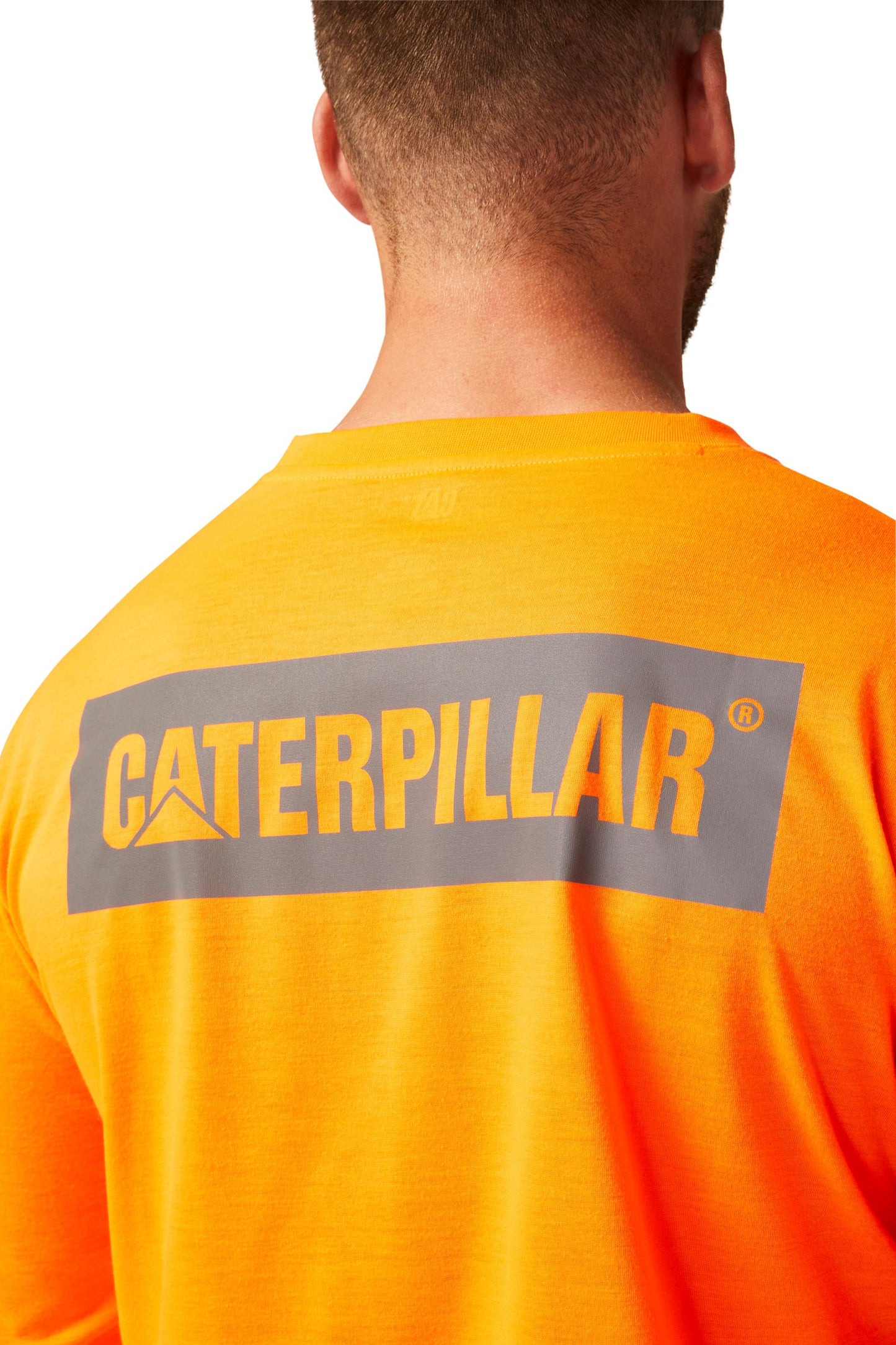 CAT - Triton Hi Vis Long Sleeve Tee (Hi Vis Orange)
