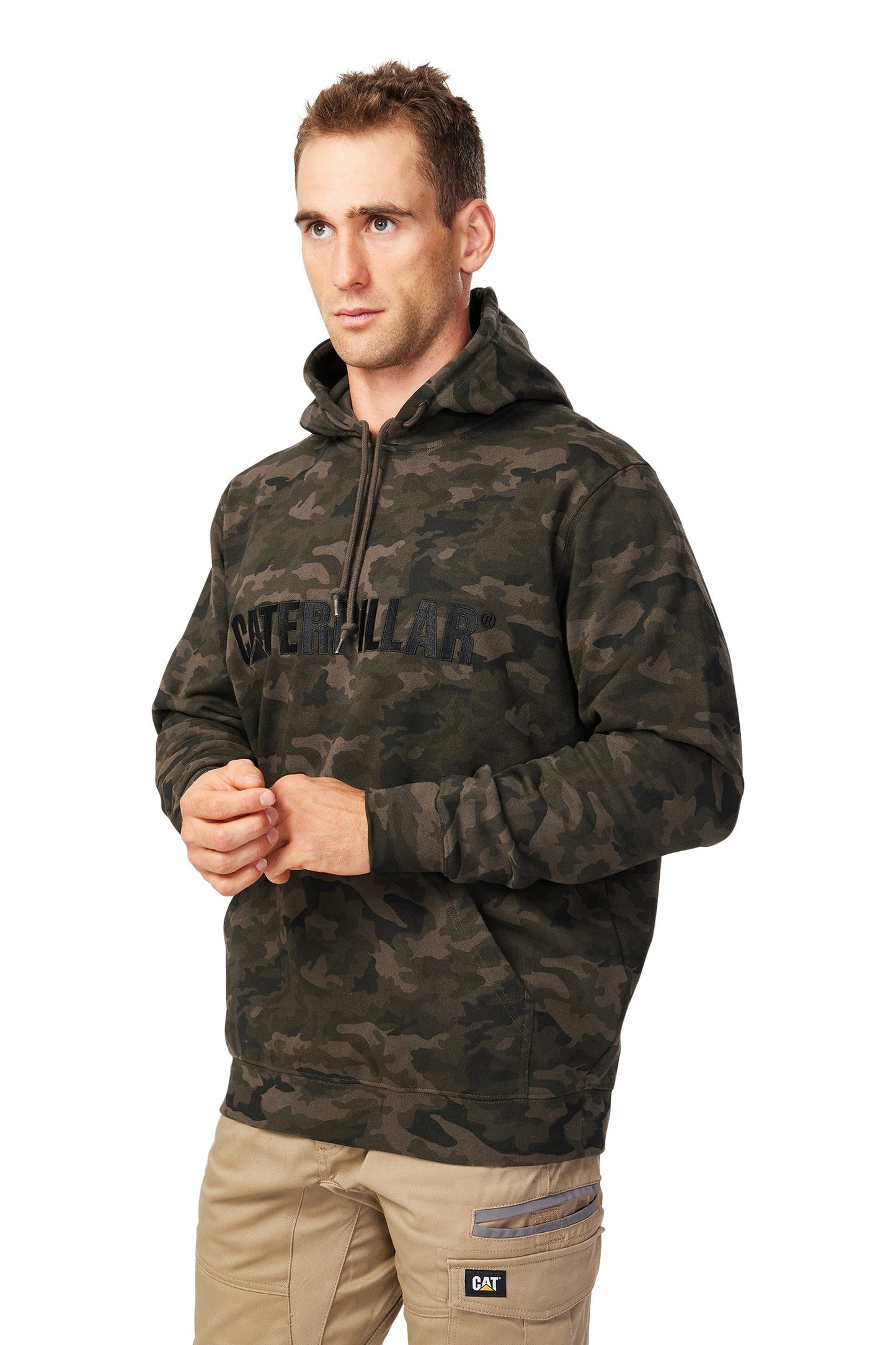 CAT - Midweight Hooded Sweatshirt (Night Camo)
