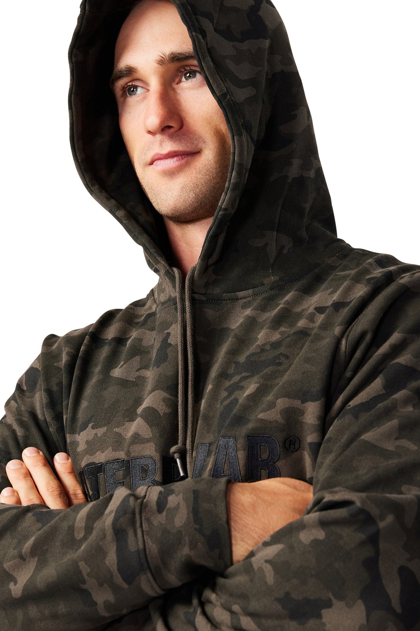 CAT - Midweight Hooded Sweatshirt (Night Camo)