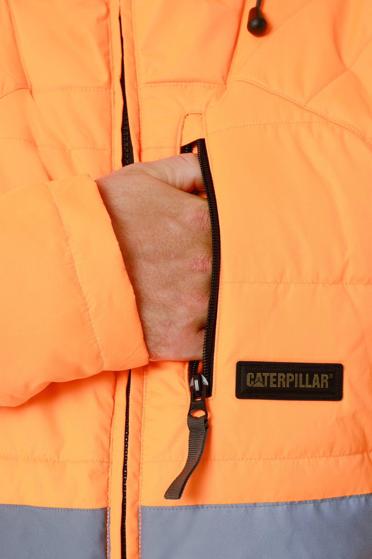 CAT - Boreas Hi Vis Puffer Jacket (Hi Vis Orange)