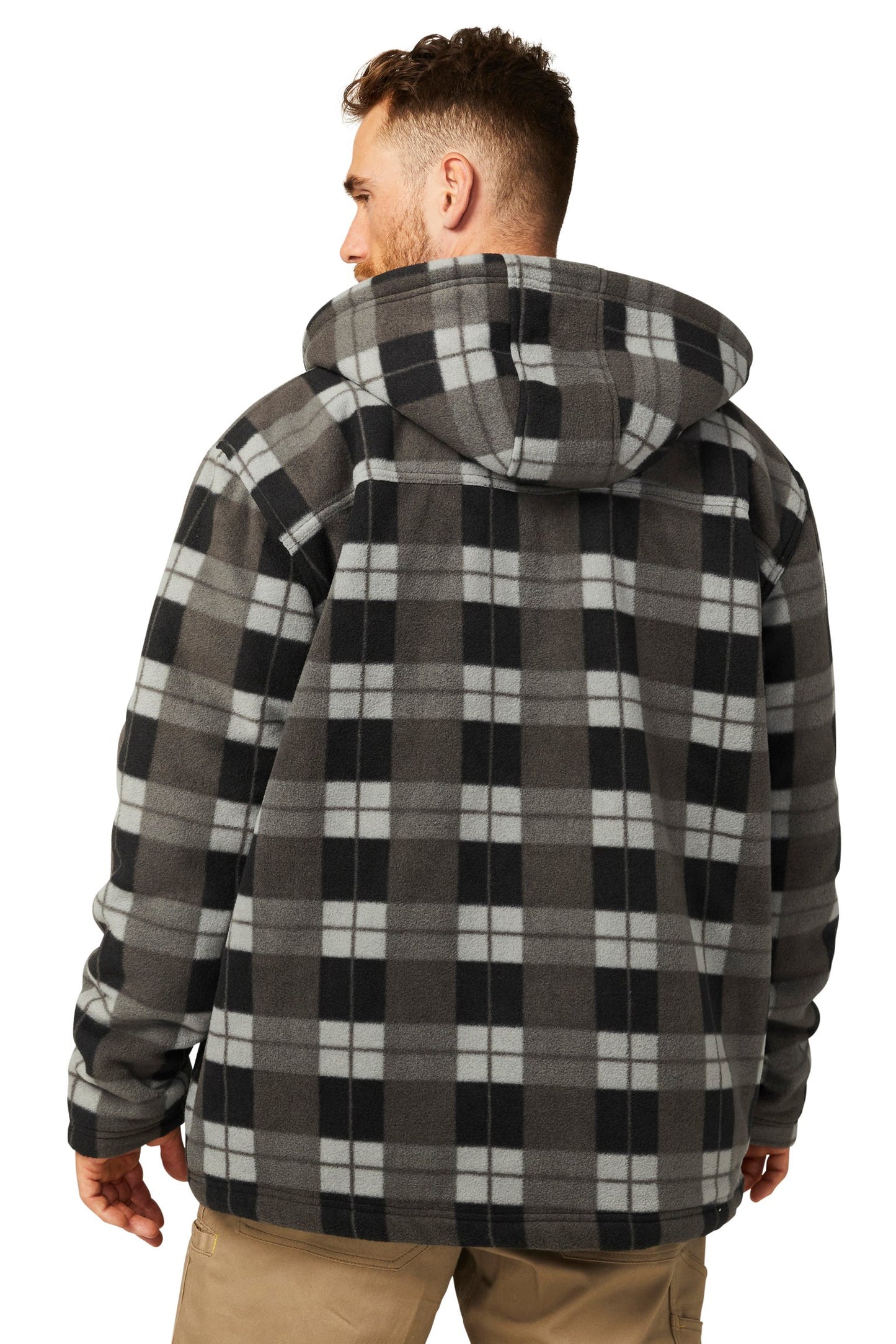 CAT - Active Work Jacket (Grey Black Plaid)