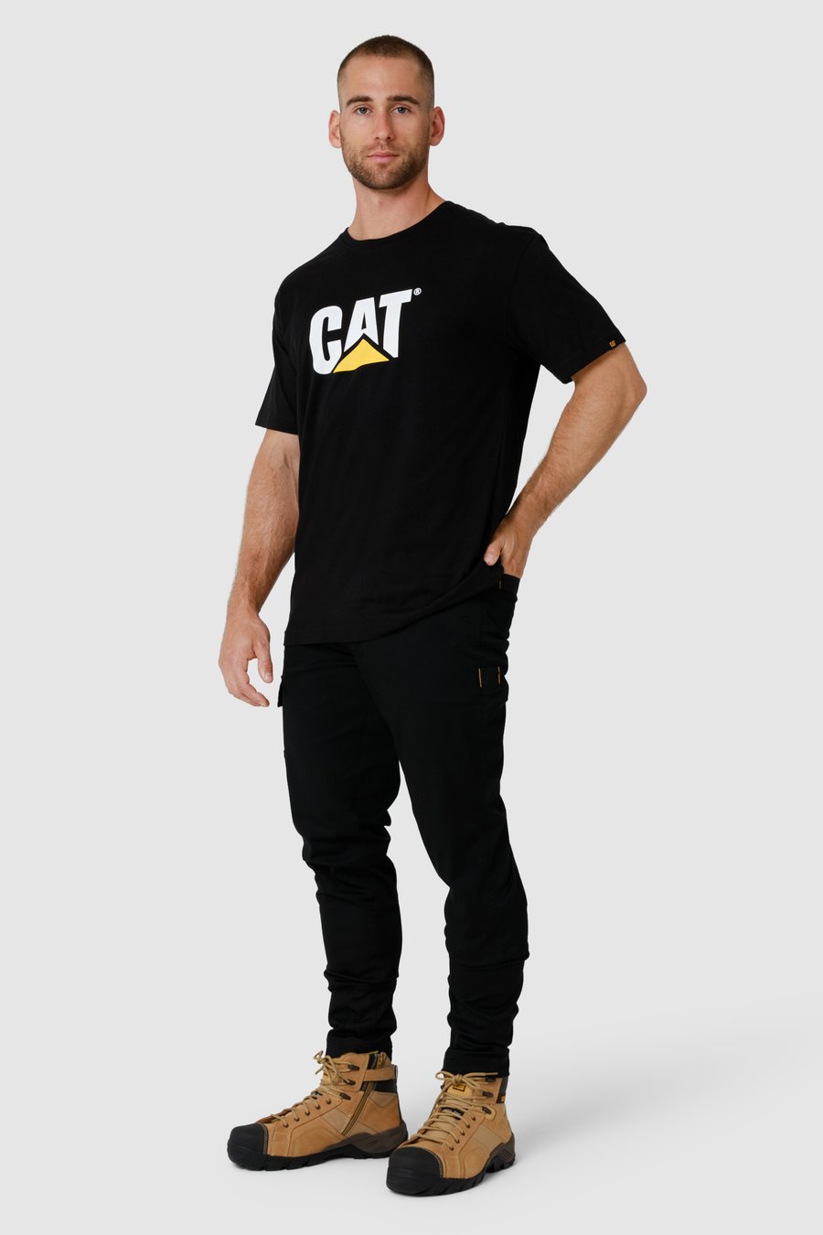 CAT - TM Logo Tee (Black)