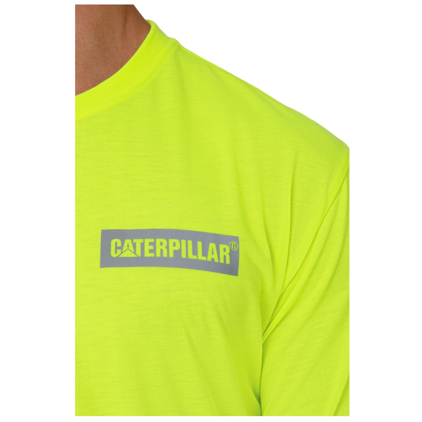 CAT - Triton Block Short Sleeve Tee (Hi Vis Yellow)