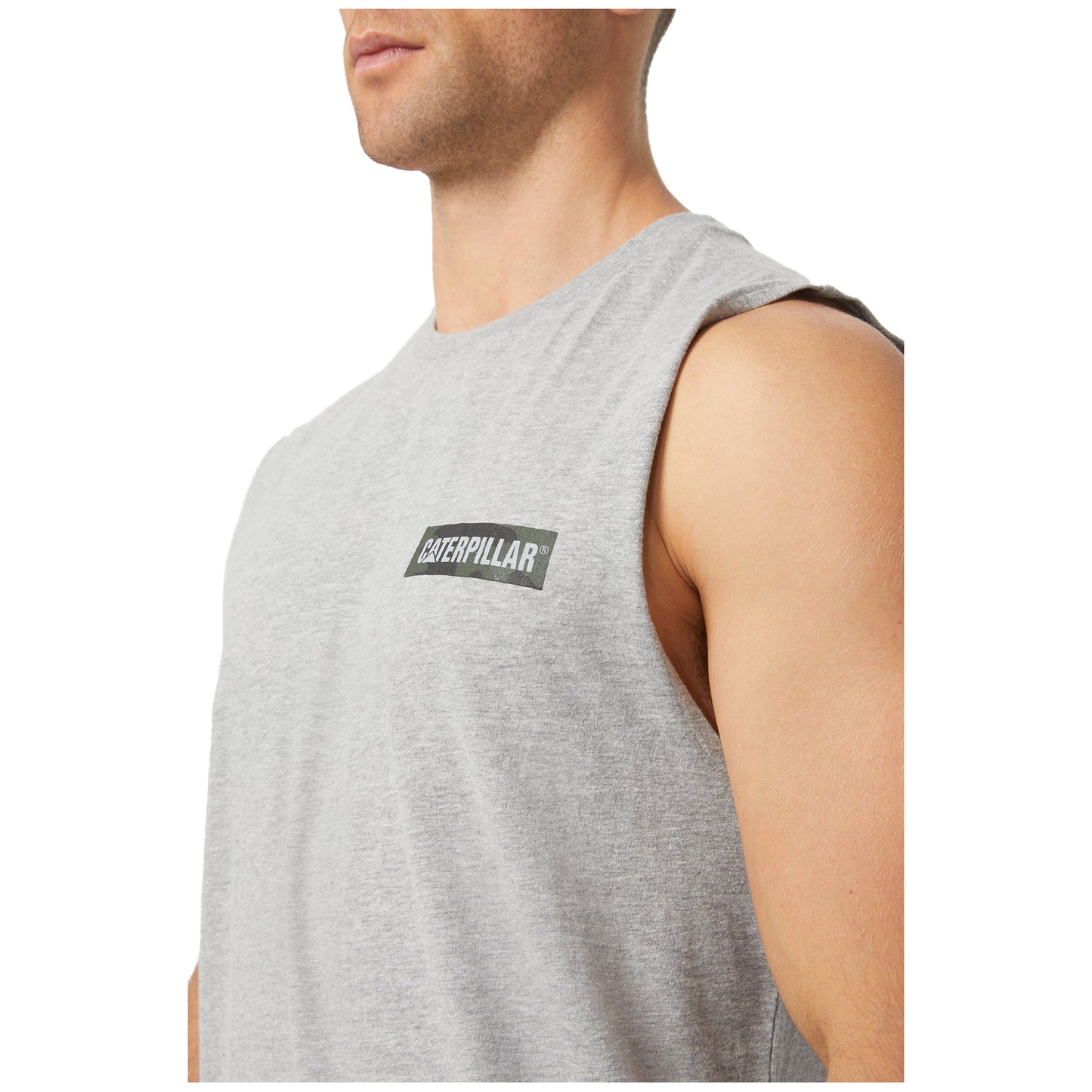 CAT - Icon Muscle Tee (Heather Grey)