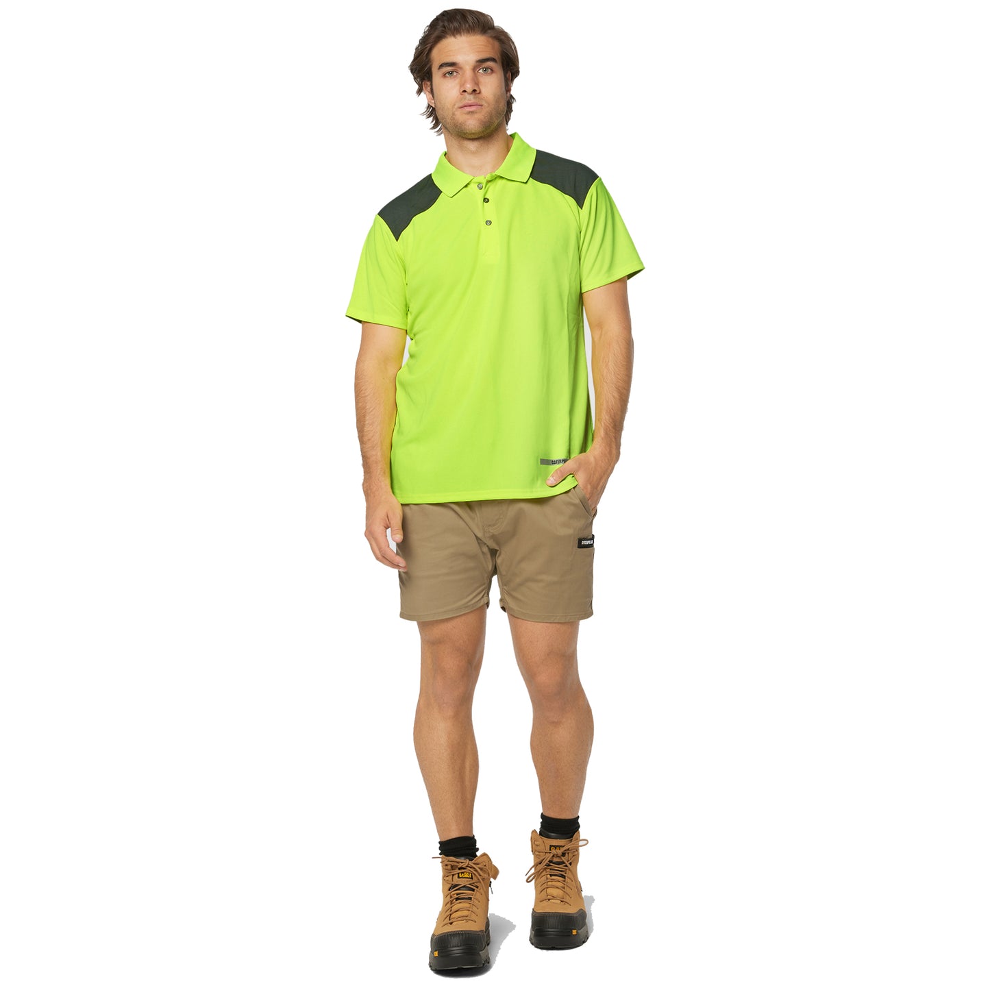 CAT - Performance Polo (Hi Vis Yellow)