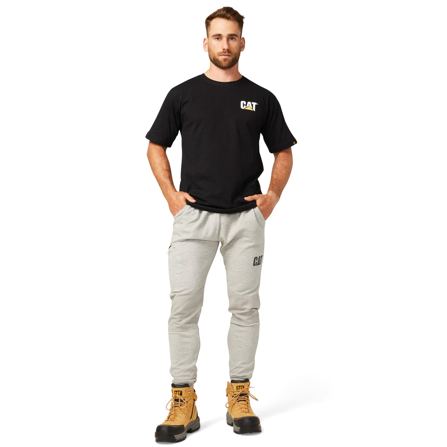 CAT - Track Pant (Heather Grey)