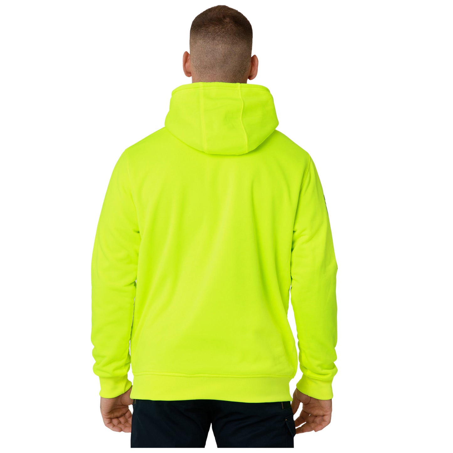 CAT - Reversible Banner Hoodie (Hi Vis Yellow)