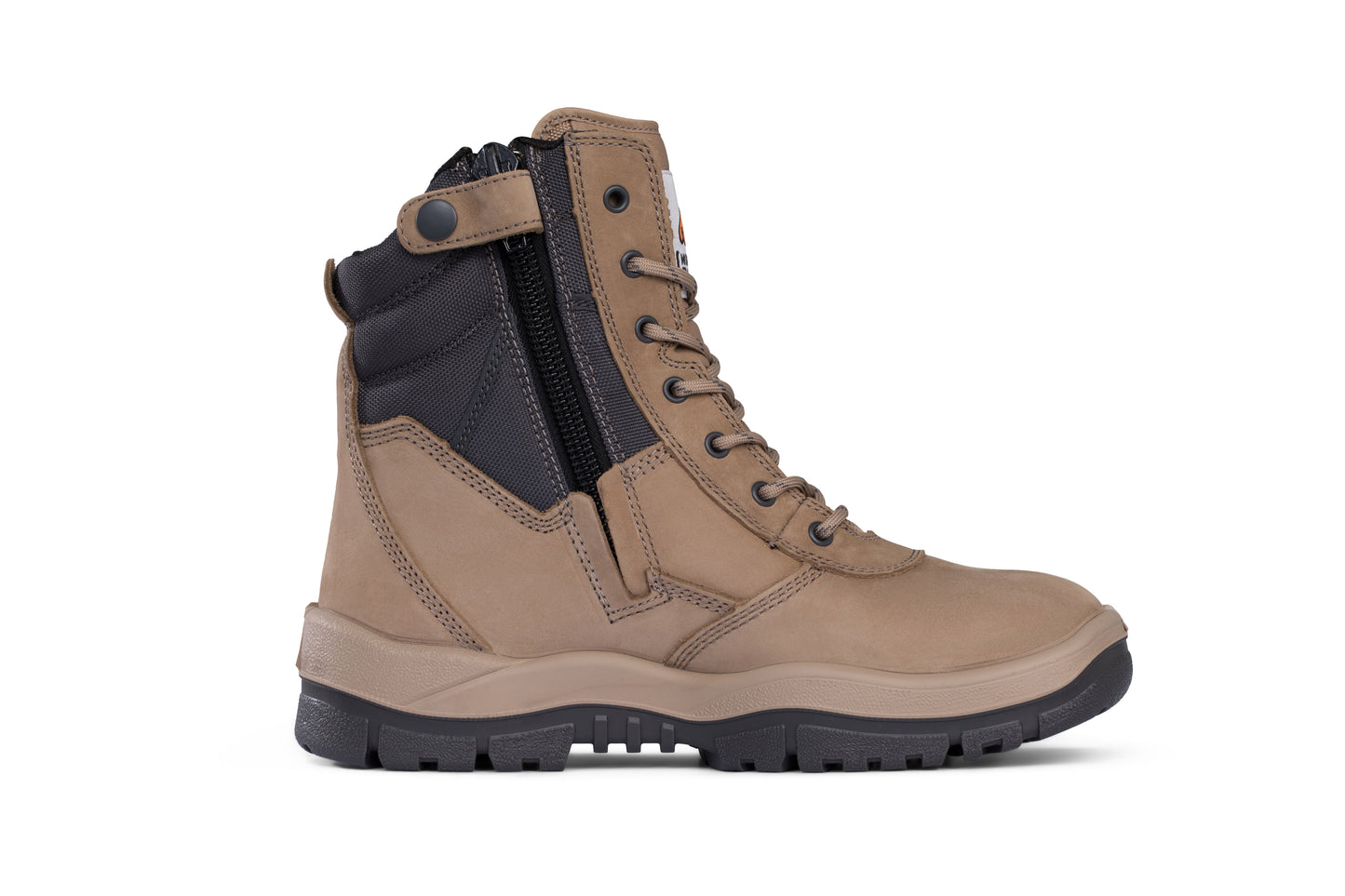 Mongrel - High Leg Zip Sider (Stone)