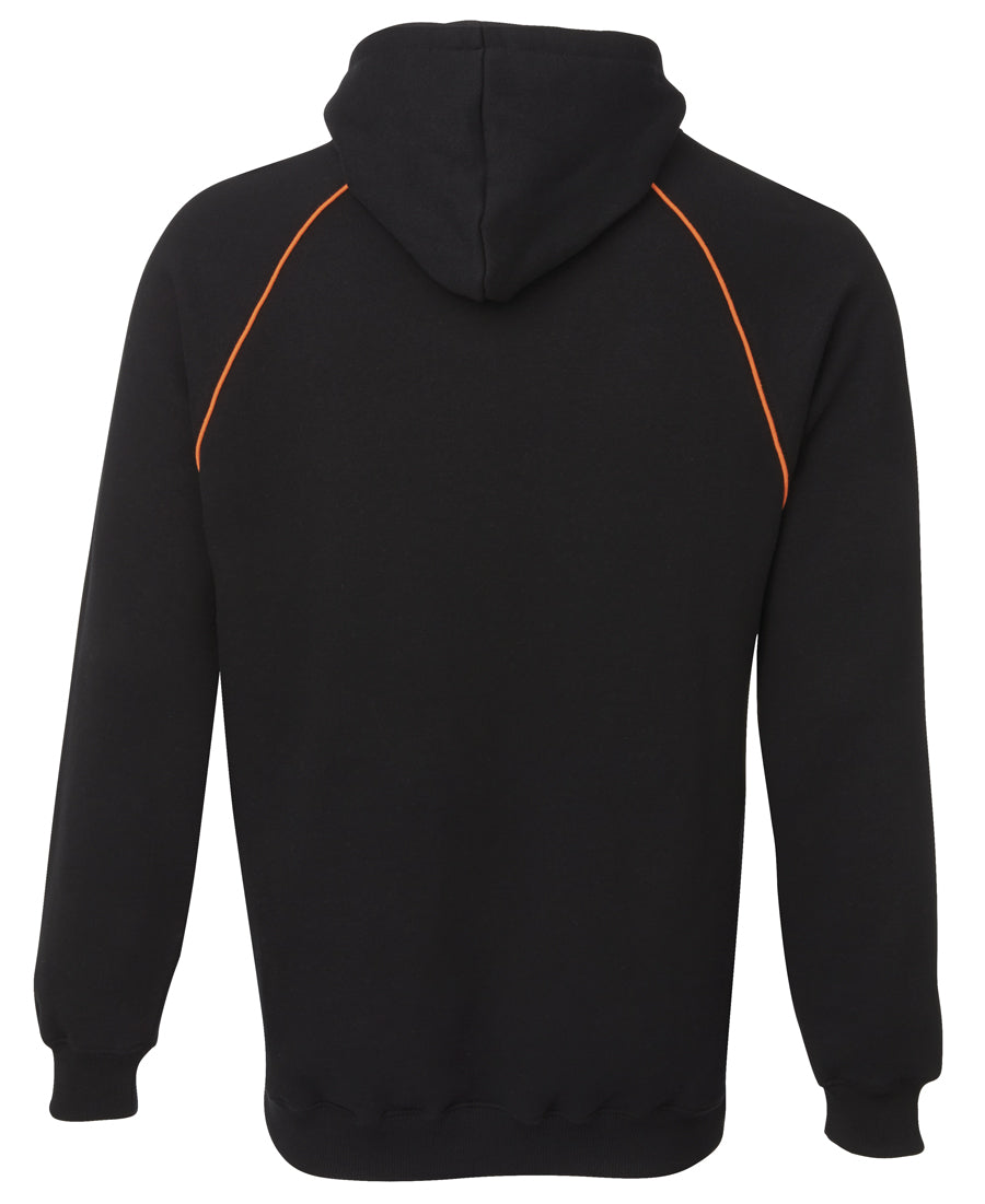JBs Wear - Contrast Fleecy Hoodie (Black/Orange)