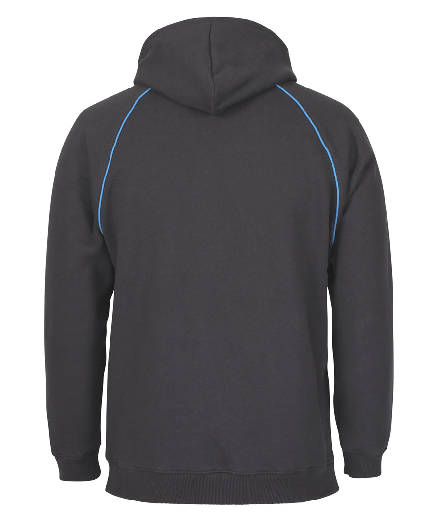 JBs Wear - Contrast Fleecy Hoodie (Gunmetal/Aqua)