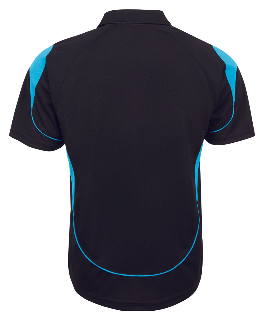 JBs Wear - Podium Bell Polo (Black/Aqua)