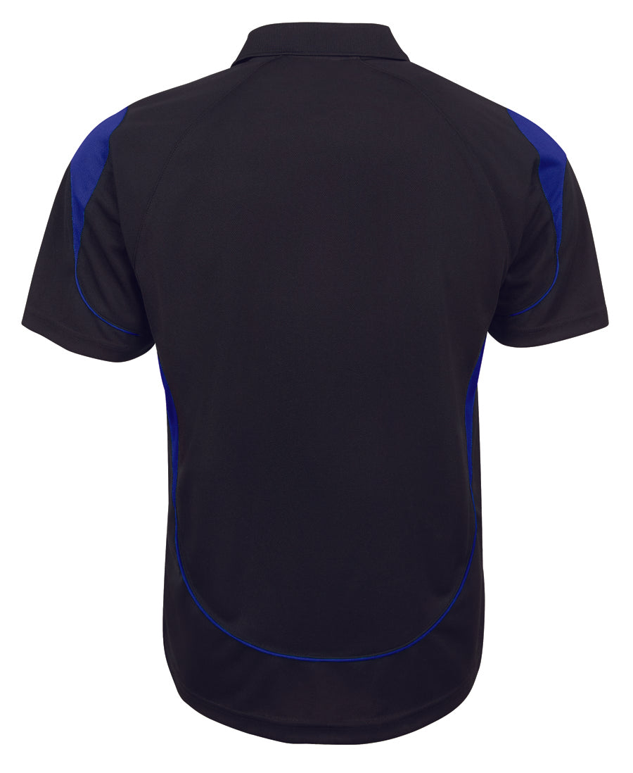 JBs Wear - Podium Bell Polo (Black/Royal)