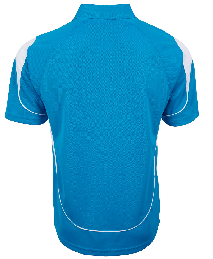 JBs Wear - Podium Bell Polo (Aqua/White)