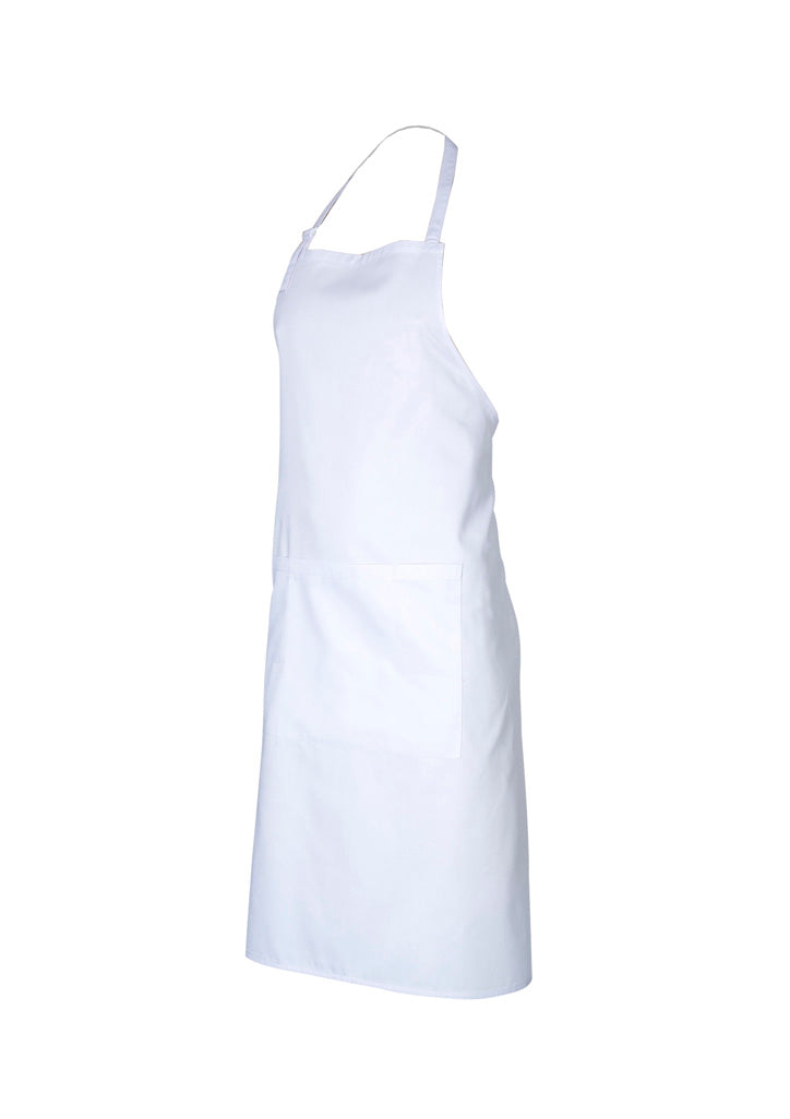 Biz Collection - Bib Apron (White)