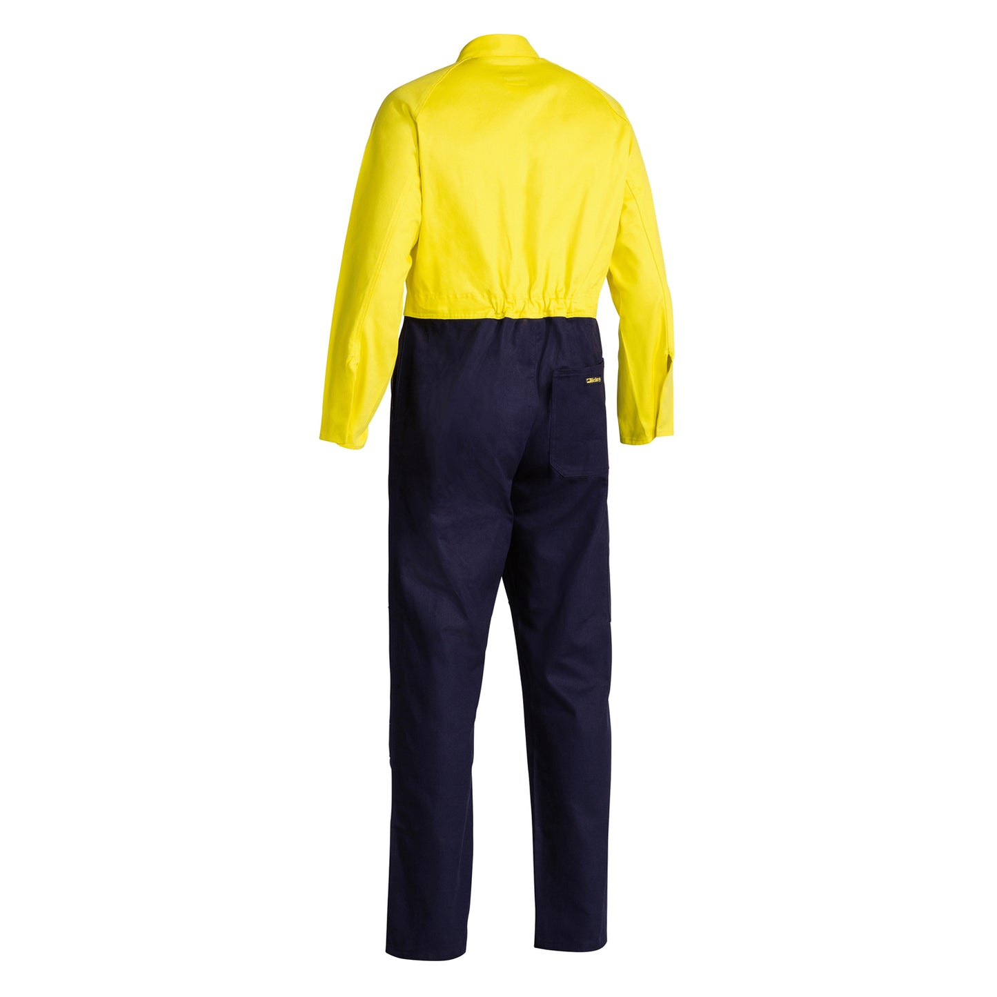Bisley - Hi Vis Drill Coverall (Yellow/Navy)