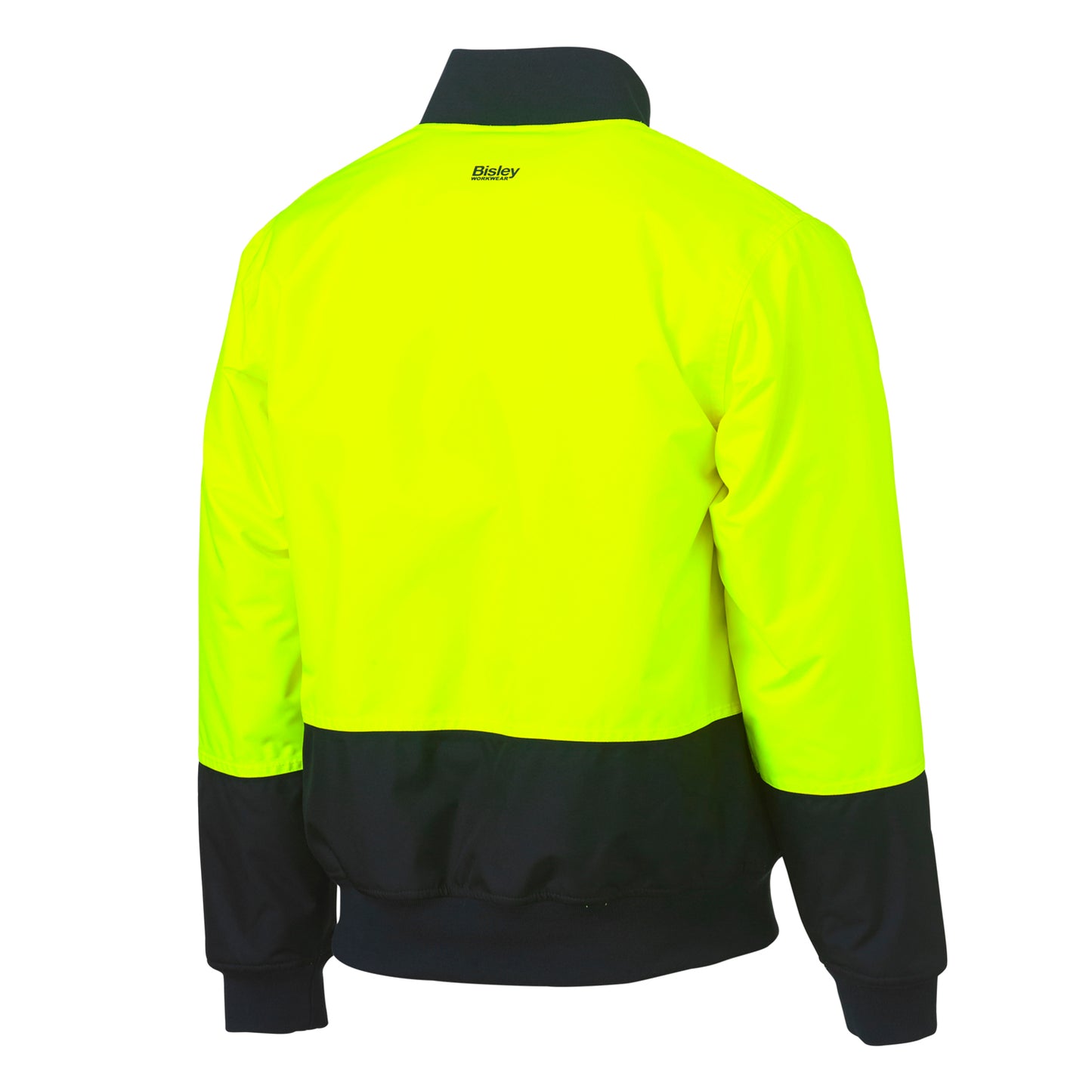 Bisley - Two Tone Hi Vis Bomber Jacket (Yellow/Navy)
