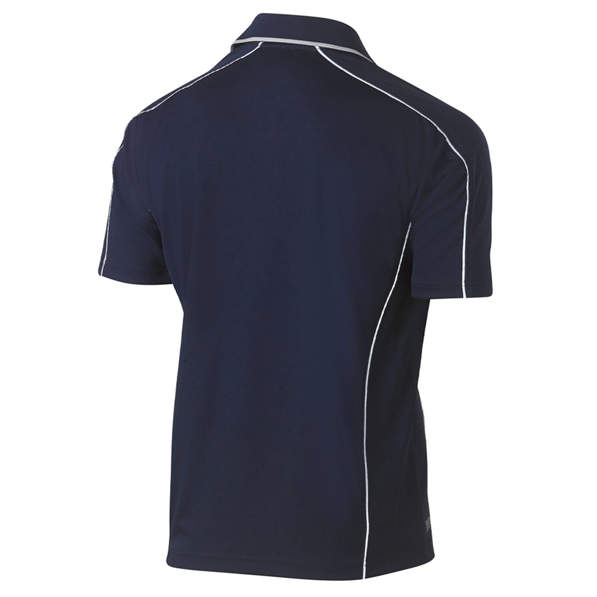 Bisley - Cool Mesh Polo with Reflective Piping Short Sleeve (Navy)