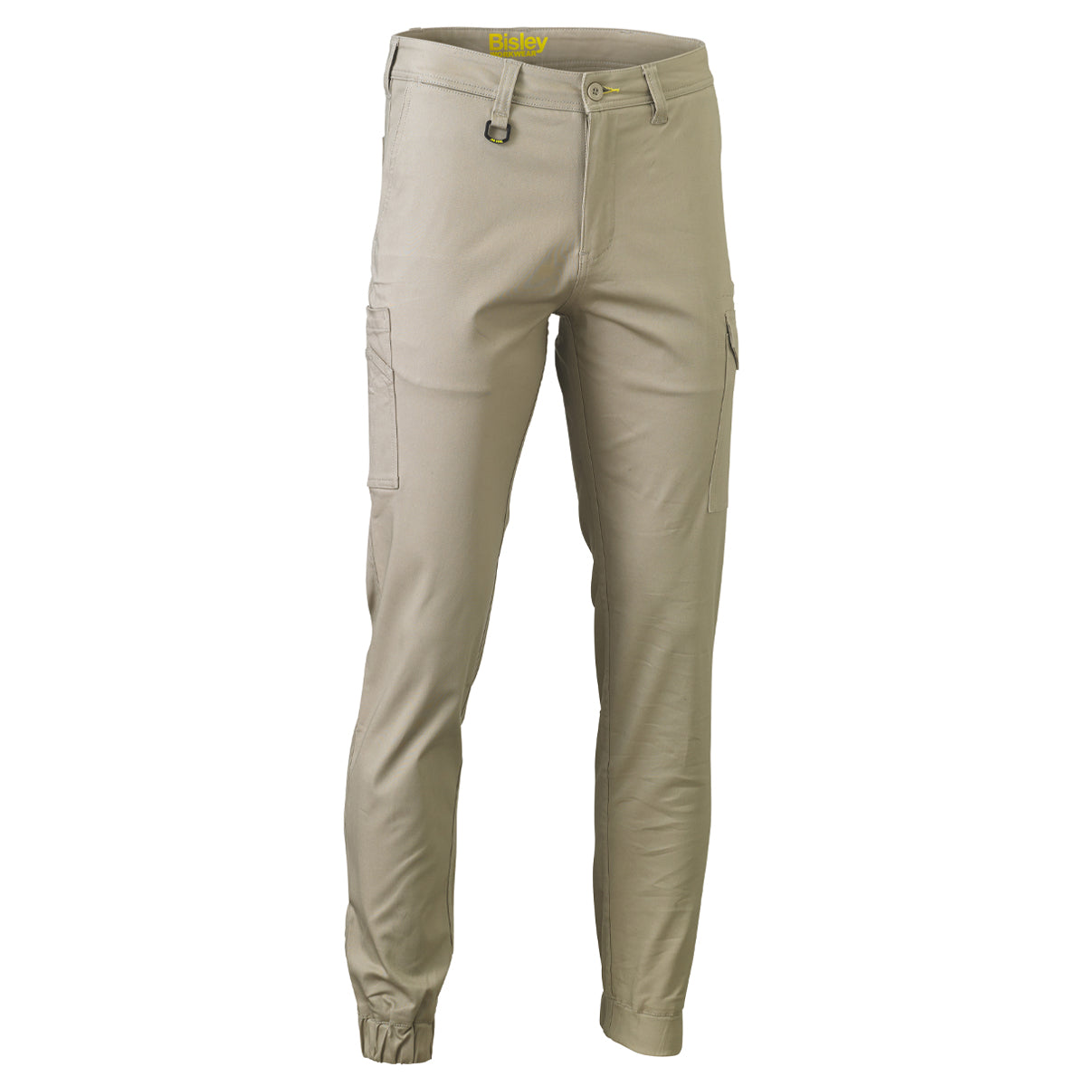 Bisley - Stretch Cotton Drill Cargo Cuffed Pant (Stone)