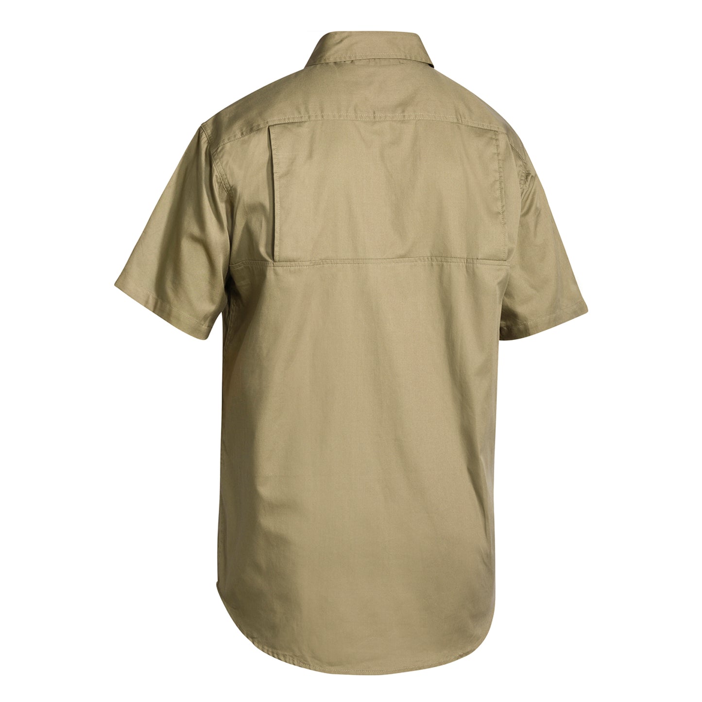 Bisley - Cool Lightweight Drill Short Sleeve Shirt (Khaki)