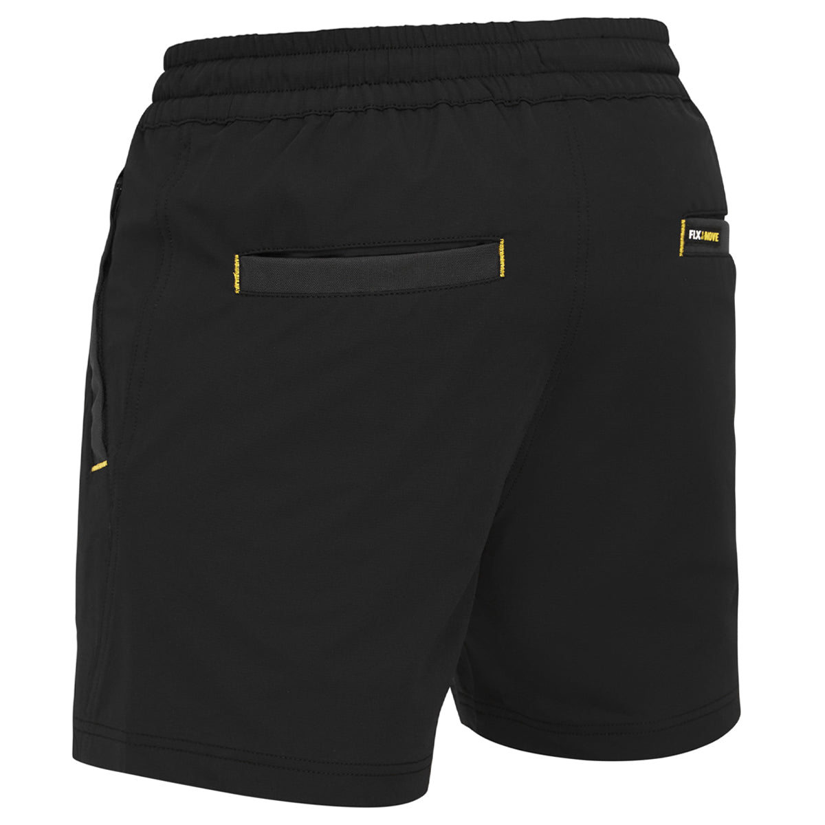 Bisley - Flex & Move 4-Way Stretch Elastic Waist Short (Black)