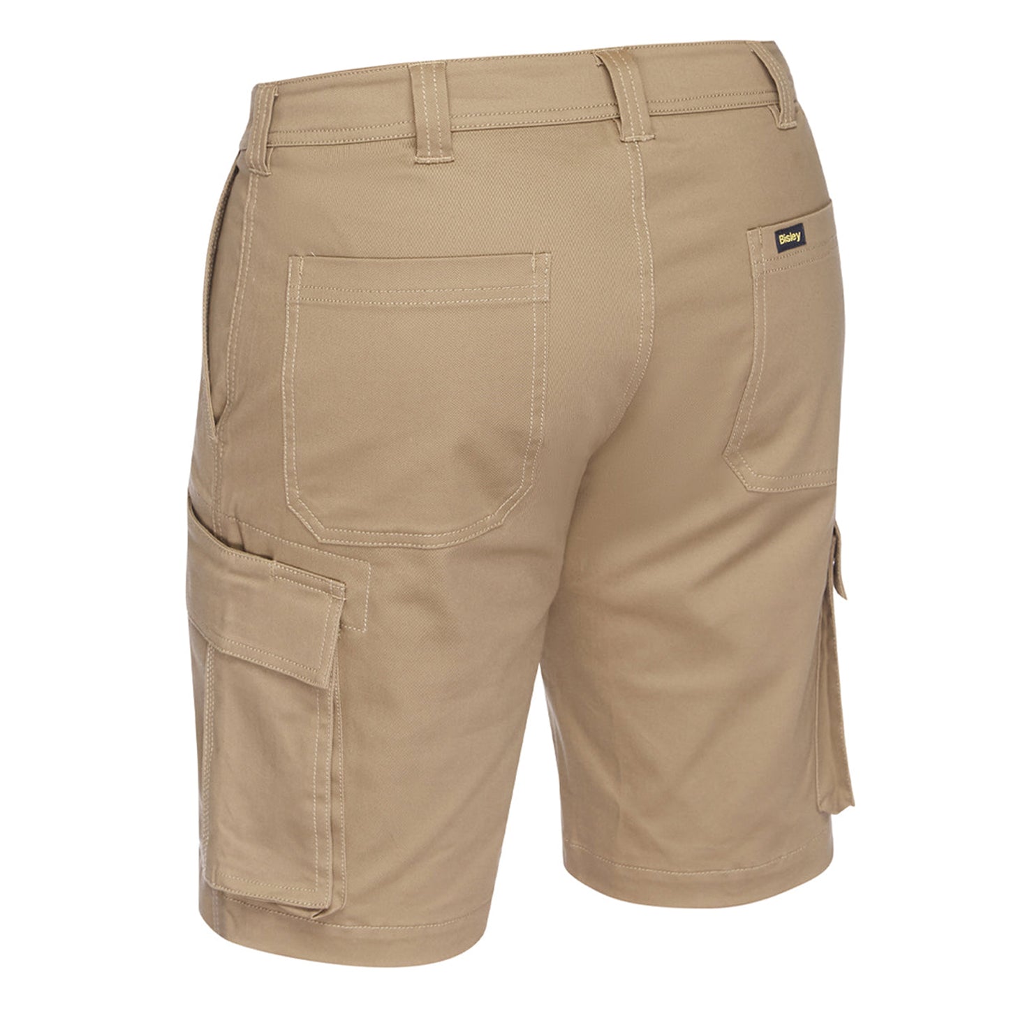 Bisley - Stretch Cotton Drill Cargo Short (Khaki)