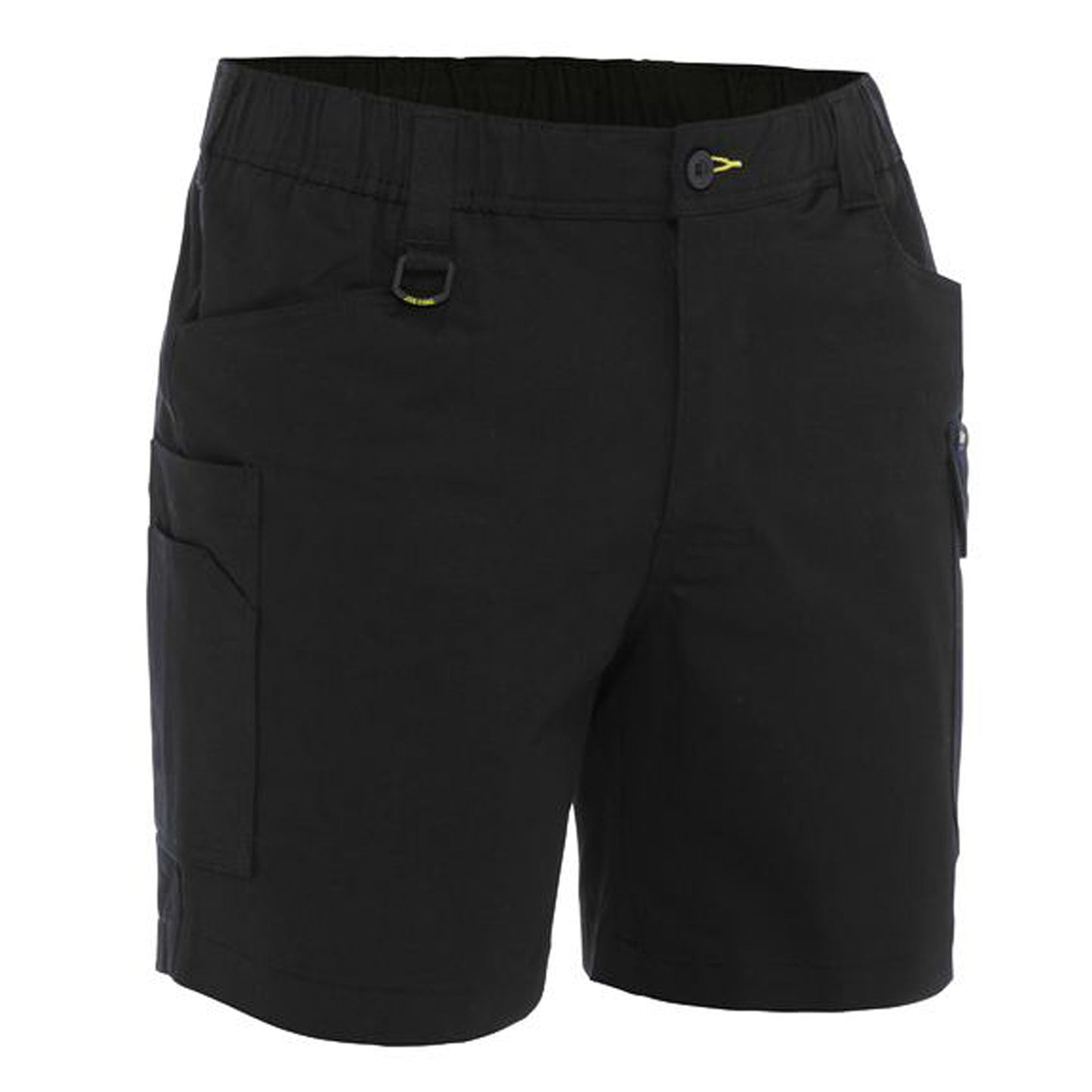 Bisley - Stretch Cotton Elastic Waist Cargo Short (Black)