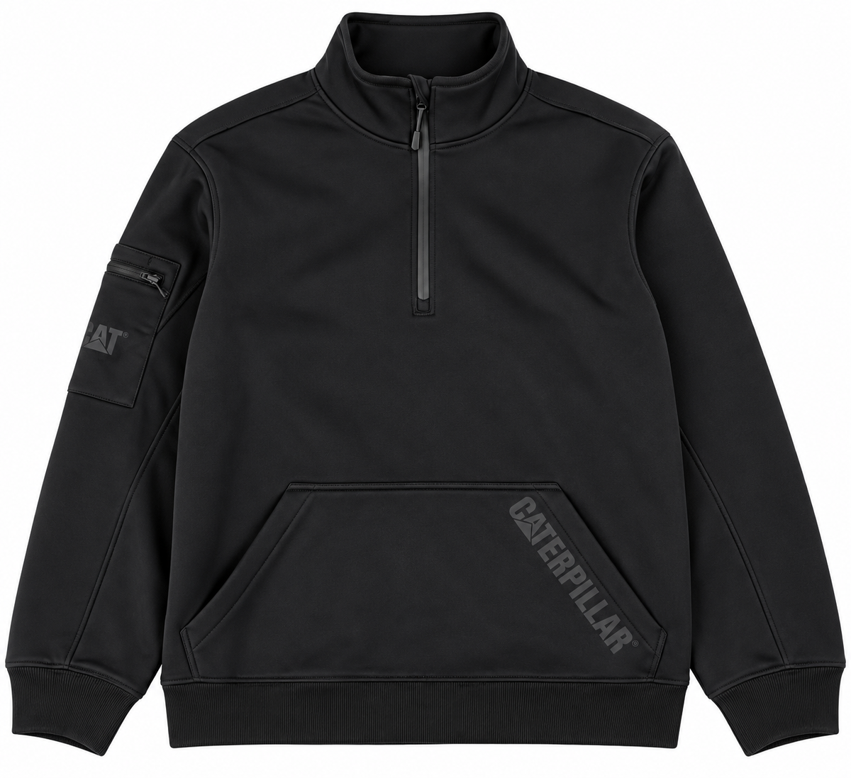 CAT - Impact Quarter Zip Sweatshirt (Black)