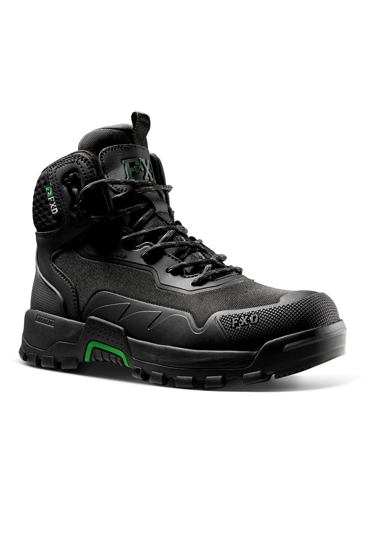 FXD - WB6 Mid Cut Work Boot (Black)