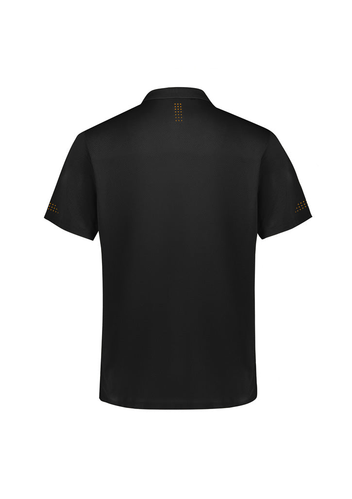 Biz Collection - Mens Balance Short Sleeve Polo (Black/Gold)