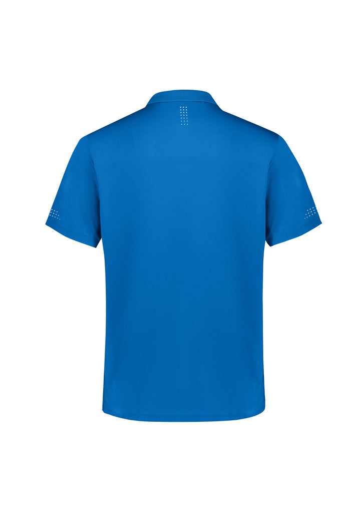 Biz Collection - Mens Balance Short Sleeve Polo (Royal/White)