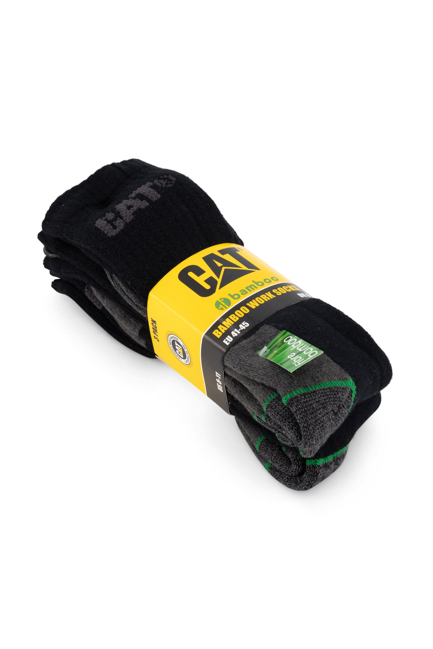 CAT - Bamboo Work Socks (Black)