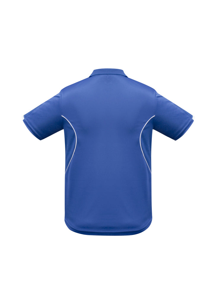 Biz Collection - Mens Razor Polo (Royal/White)