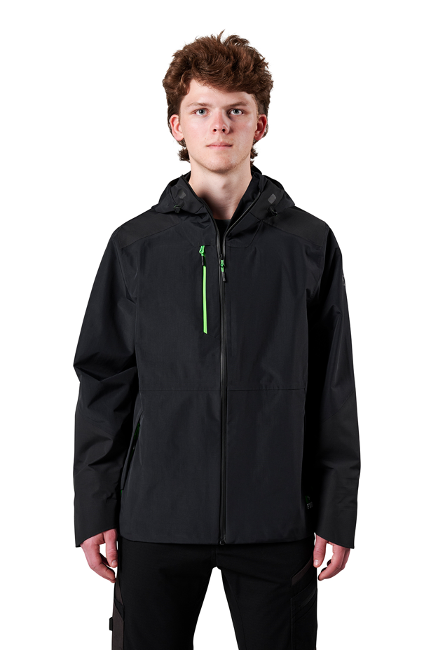 FXD - WO-2 Three Layer Bonded Waterproof Rain Jacket (Black)
