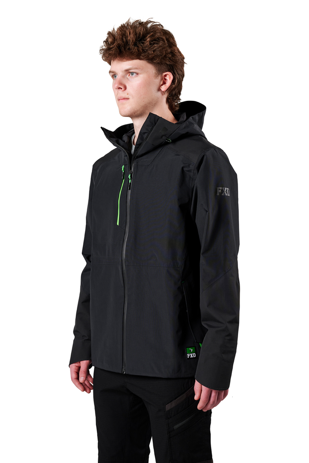 FXD - WO-2 Three Layer Bonded Waterproof Rain Jacket (Black)