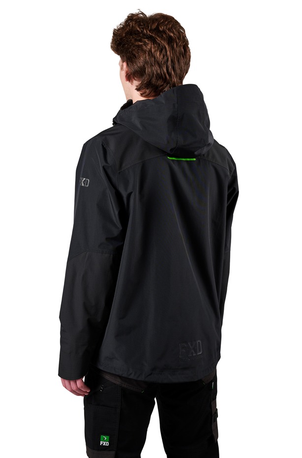 FXD - WO-2 Three Layer Bonded Waterproof Rain Jacket (Black)