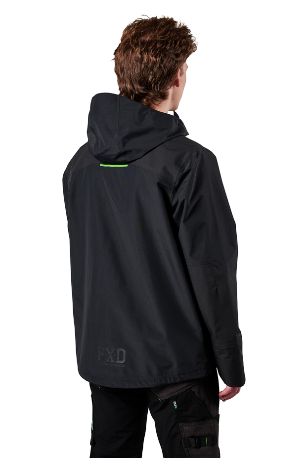 FXD - WO-2 Three Layer Bonded Waterproof Rain Jacket (Black)