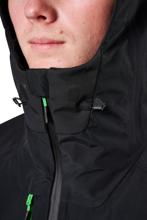 FXD - WO-2 Three Layer Bonded Waterproof Rain Jacket (Black)