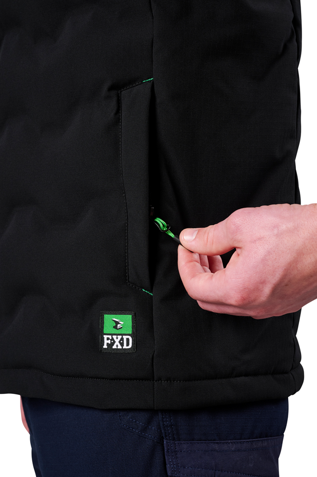 FXD - WO-6 Insulated Puffer Vest (Black)