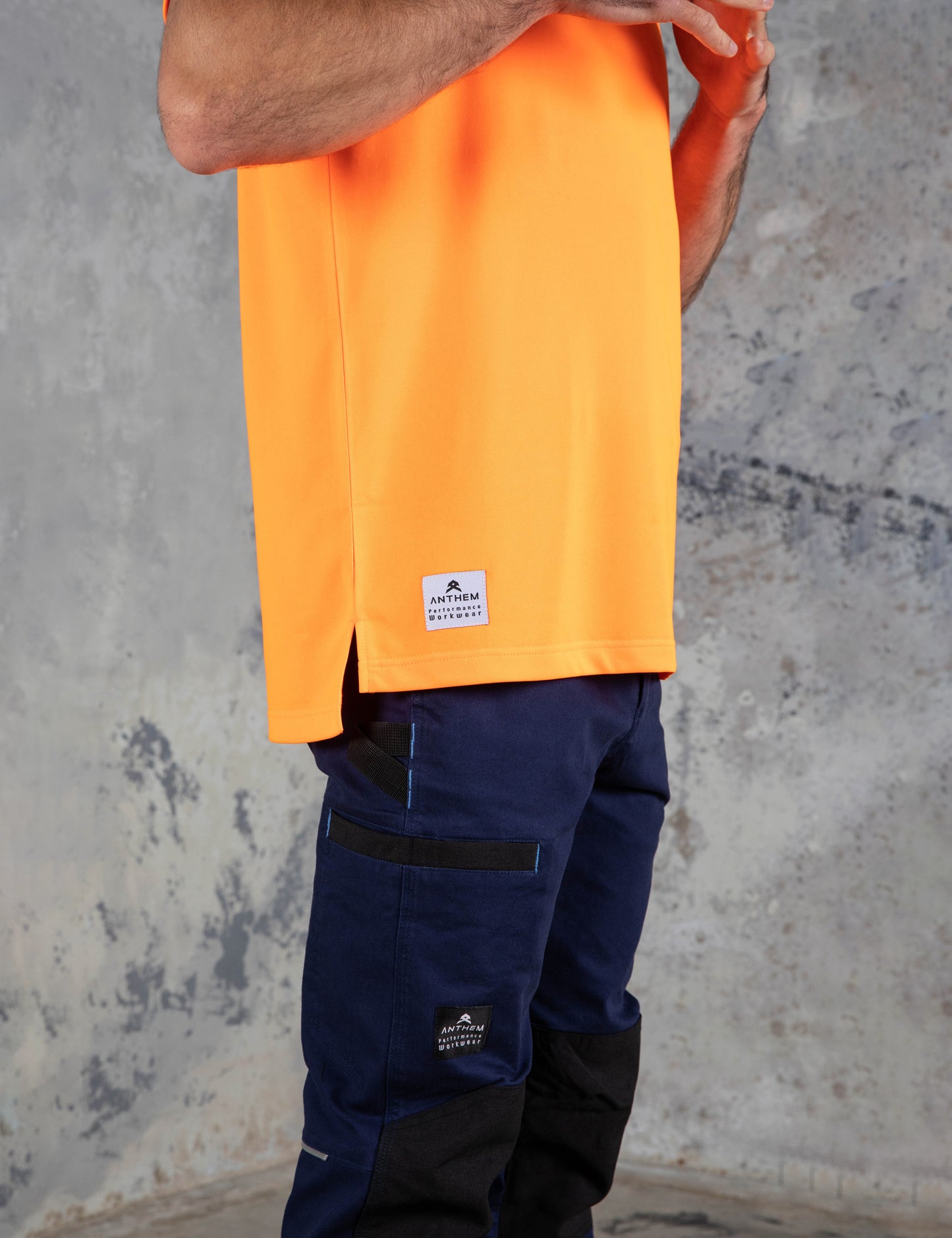 Anthem - Performance Tee (Hi Vis Orange)