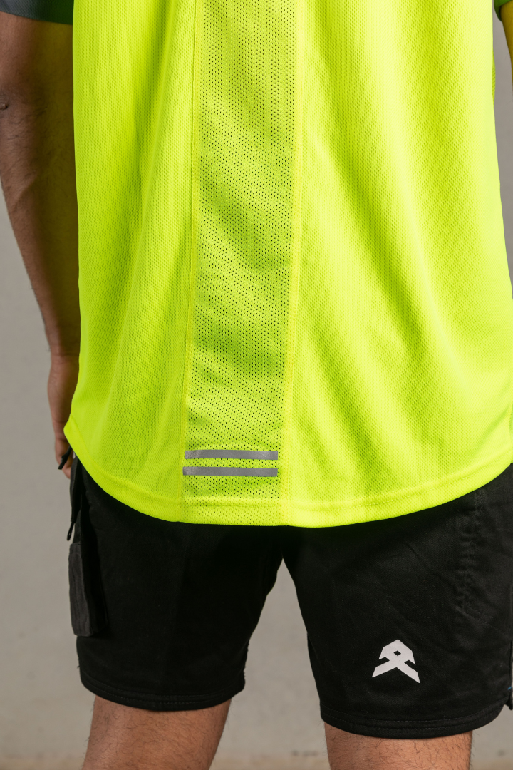 Anthem - Hi Flow Performance Polo (Hi Vis Yellow)