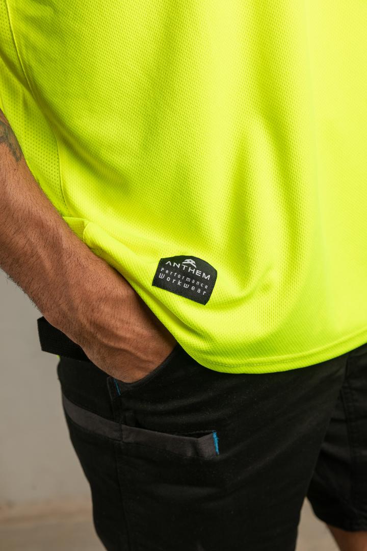 Anthem - Hi Flow Performance Polo (Hi Vis Yellow)