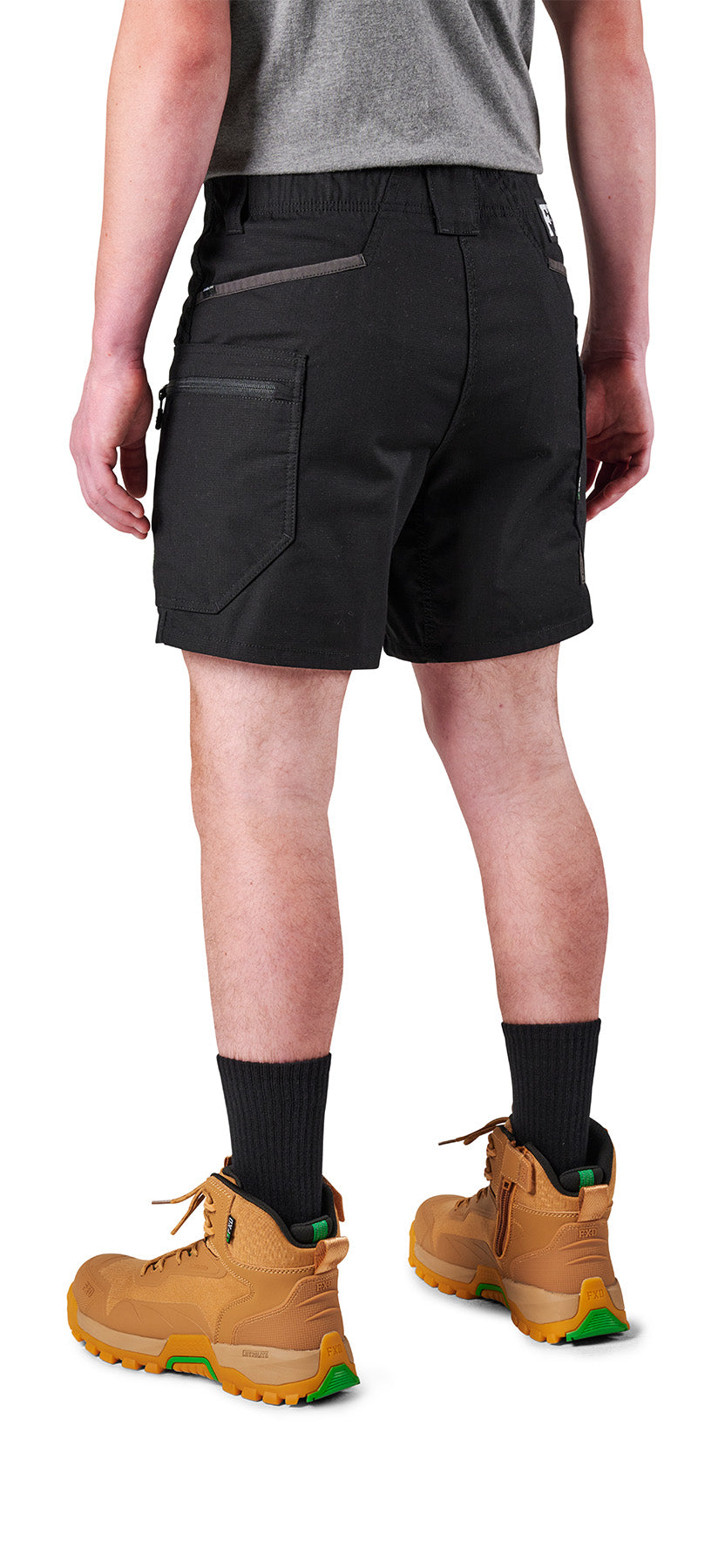 FXD - WS6 Stretch Cargo Short (Black)