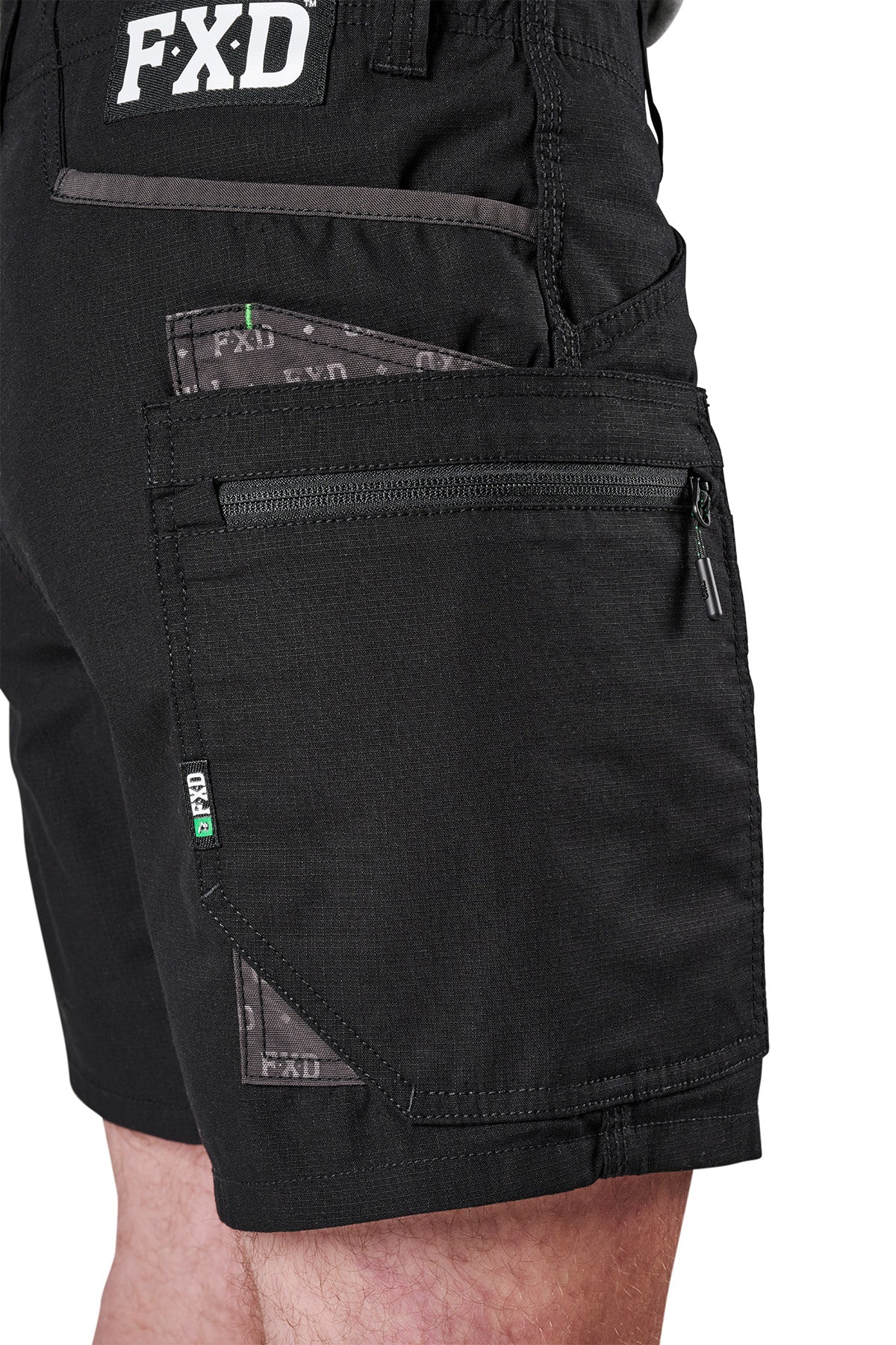 FXD - WS6 Stretch Cargo Short (Black)