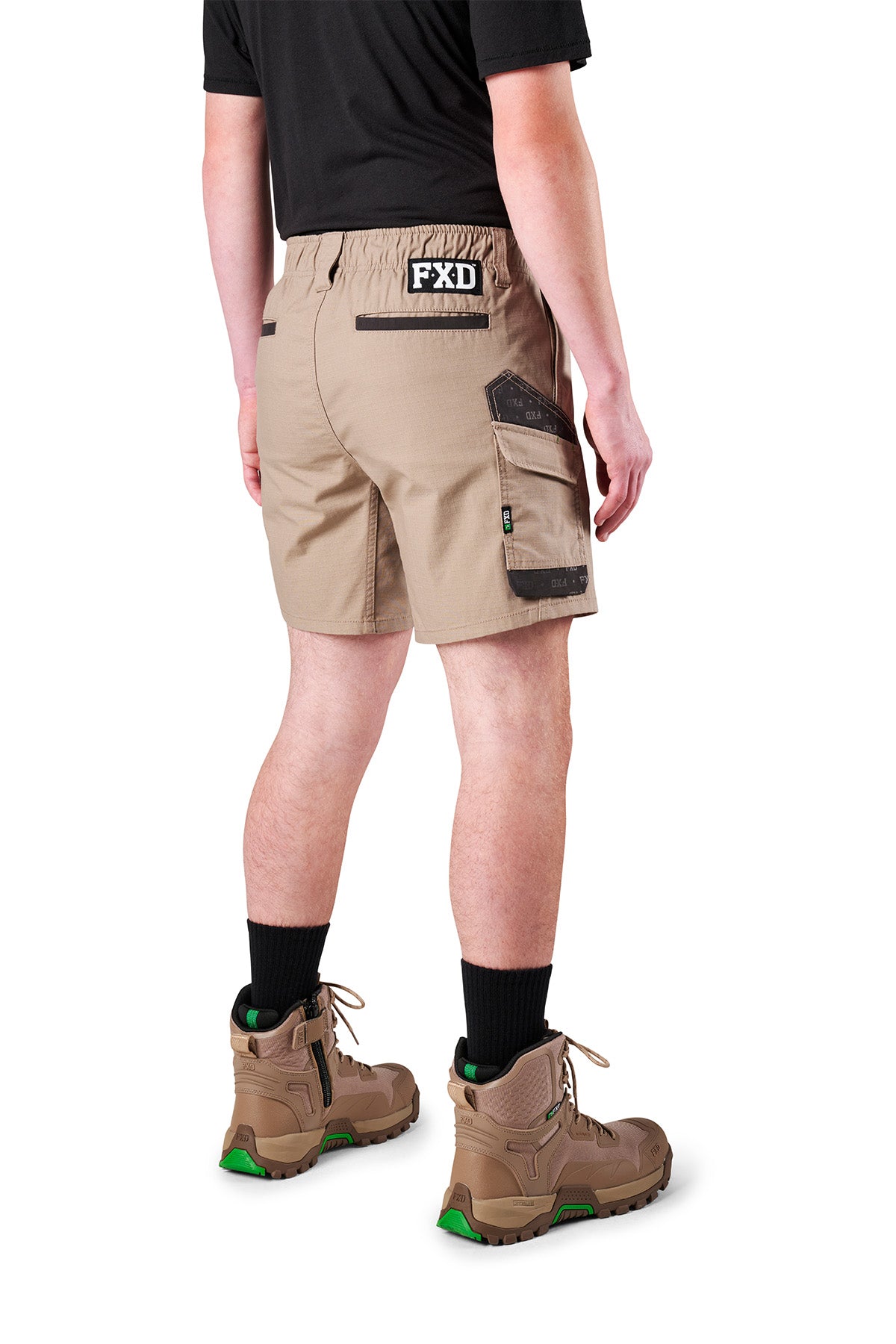 FXD - WS7 Elastic Waist Utility Short (Khaki)