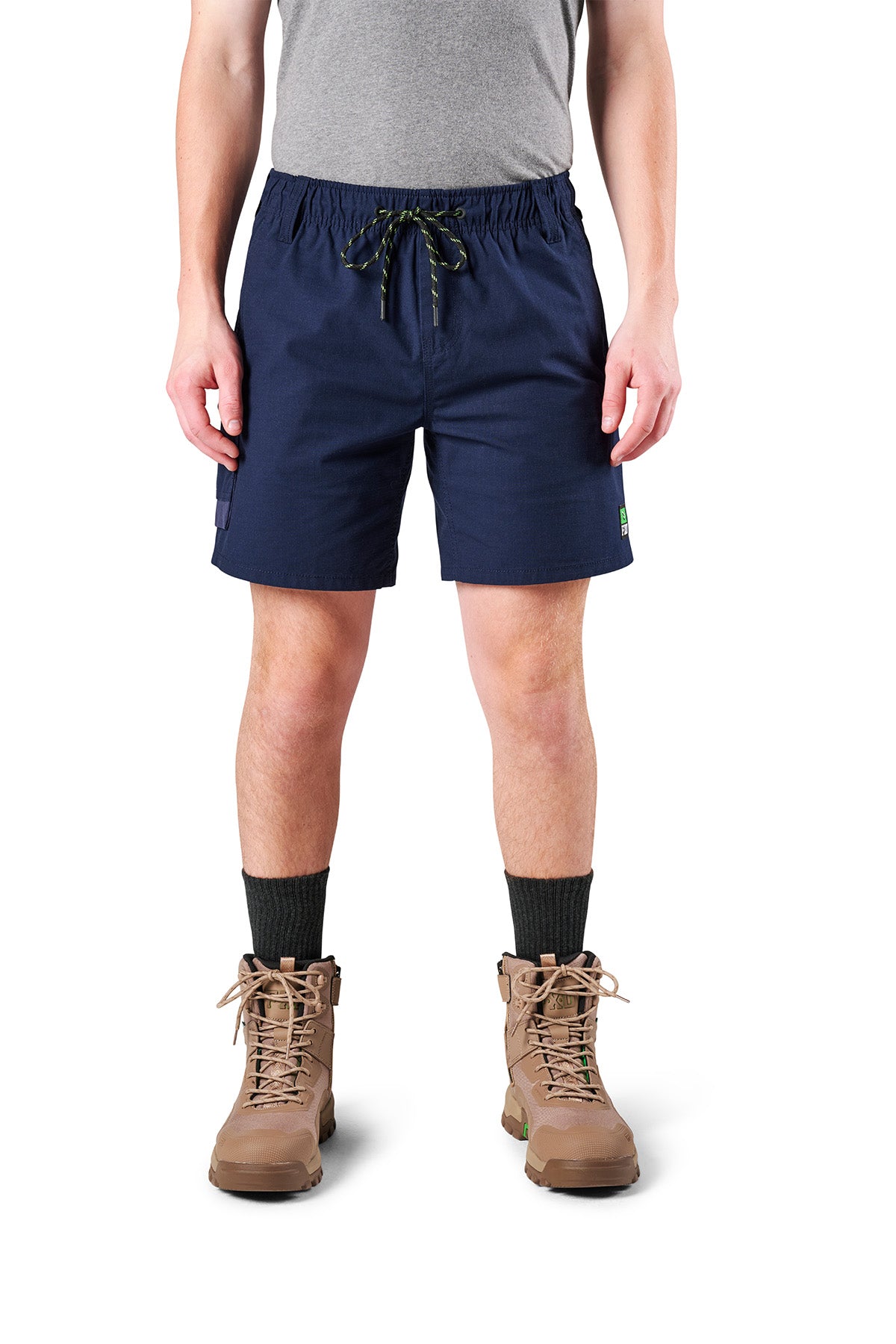 FXD - WS7 Elastic Waist Utility Short (Navy)